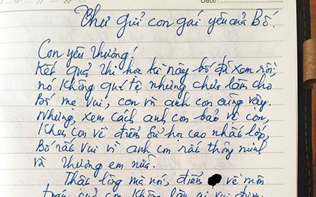 Bức thư gửi con sau kỳ thi học kì 1 khiến nhiều người đang định chỉ trích bỗng "quay xe" vội: Đây là ông bố mỗi nhà đều nên có!