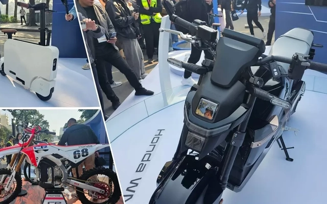 Loạt xe máy điện tương lai của Honda xuất hiện tại Hà Nội