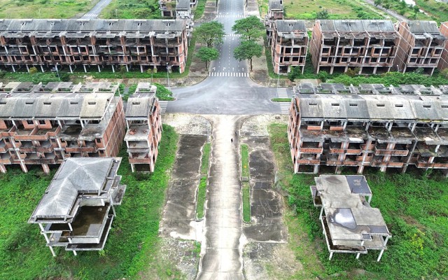 Cảnh dang dở ở dự án khu đô thị sinh thái gần 4.500 tỷ đồng ở Đà Nẵng