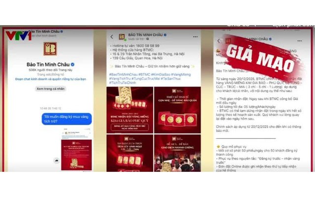 Mất trắng vì mua vàng qua fanpage giả