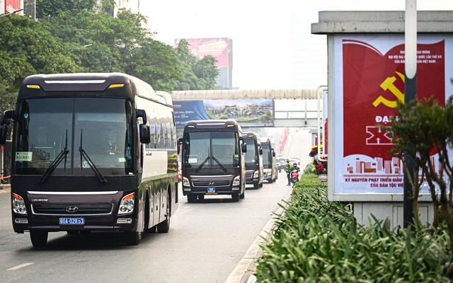 Tổng duyệt dẫn đoàn đại biểu dự Đại hội XIV của Đảng