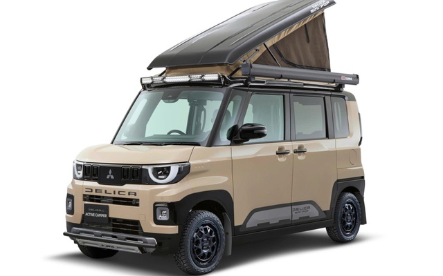 Mitsubishi làm 'nhà di động' nhỏ chưa từng có: Ngắn hơn Kia Morning, động cơ chỉ gấp rưỡi VF 3 nhưng vẫn dã ngoại tốt