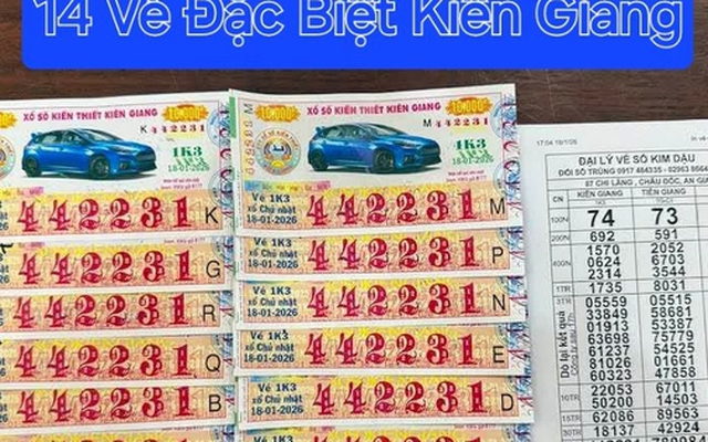 Xổ số miền Nam: Tối 19-1, một khách hàng ở Chi Lăng trúng độc đắc 28 tỉ đồng