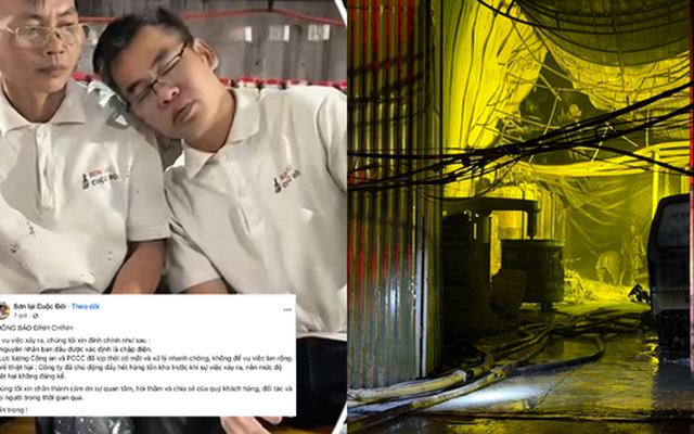 TikToker “Sơn Lại Cuộc Đời” đính chính sau thông tin cháy xưởng