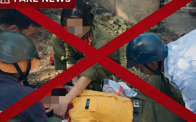 Thông tin "cán bộ công an bị đâm tử vong khi tham gia cưỡng chế đất" là sai sự thật