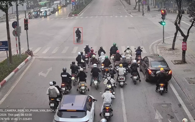 Danh sách xe bị phạt nguội qua camera AI tại Hà Nội tuần qua