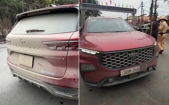Để biển số xe ô tô bị che khuất vì dính bụi bẩn, bị phạt 23 triệu đồng: Tài xế nói gì?