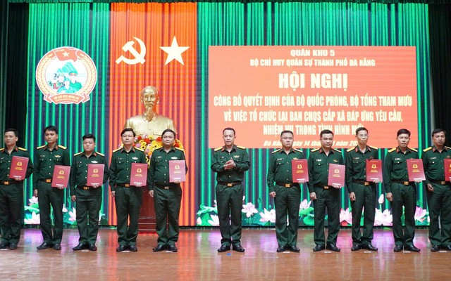 Bộ trưởng Quốc phòng quyết định các chức danh của Ban Chỉ huy quân sự cấp xã