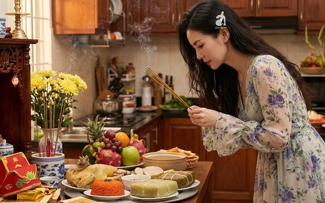 Cúng ông Táo ở nhà thuê, phòng trọ: Có cần lập bàn thờ hay chỉ cần mâm cỗ đơn giản?