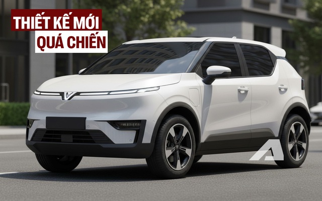 Lộ xe mới dễ là VinFast VF 5 2026 tại Việt Nam: Thiết kế sắc sảo hơn, cụm đèn mảnh giống LED, mâm mới phay bắt mắt