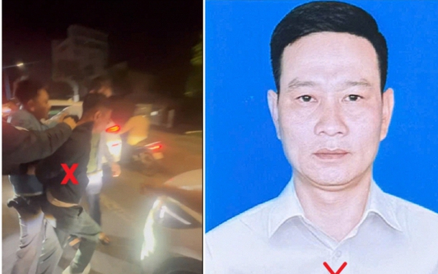 Cảnh sát hình sự chặn trên quốc lộ, bắt giữ Lê Quang Huy khi đang bỏ trốn