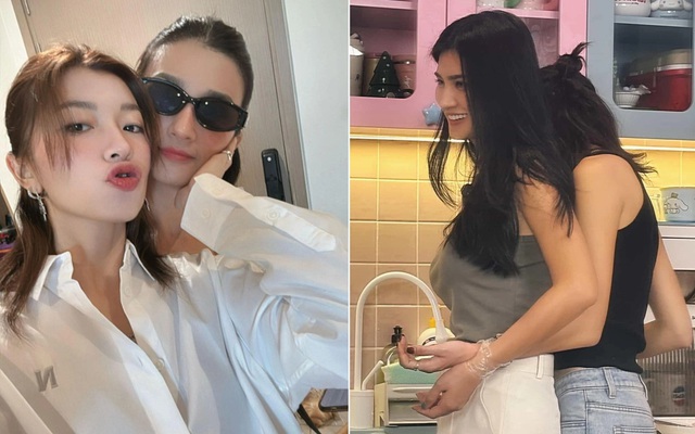 Loạt ảnh tình tứ của diễn viên Kim Tuyến và bạn gái tin đồn