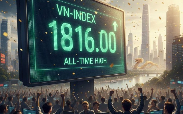 Chứng khoán Việt Nam chính thức vượt 1.800 điểm, lập kỷ lục chưa từng có