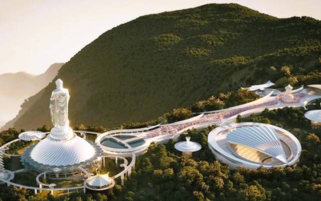 Khối chân đế tượng phật cao nhất thế giới dần thành hình