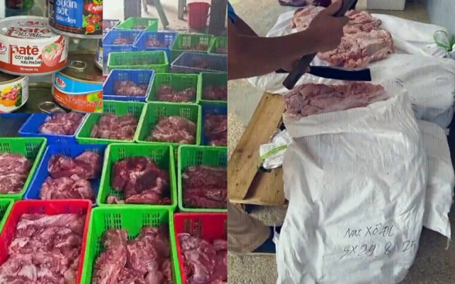 Cận cảnh kho hàng chứa 120 tấn thịt lợn bệnh bốc mùi của Công ty CP Đồ hộp Hạ Long