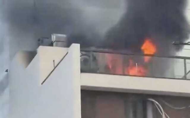 Cháy ở trung tâm TPHCM vào sáng nay