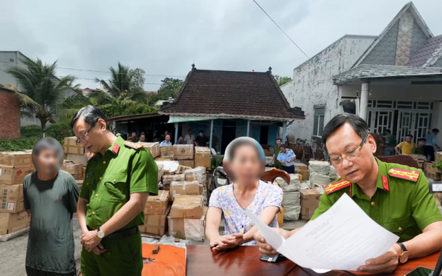 Khám xét khẩn cấp 3 địa điểm, bóc gỡ đường dây tội phạm quy mô lớn của đôi vợ chồng