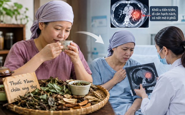 Bỏ phác đồ của bác sĩ để uống thuốc Nam chữa ung thư, 6 tháng sau đã di căn