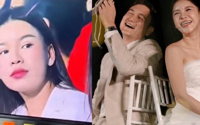 Cô nàng xuất hiện 3 giây trên sóng nhà đài đã gây sốt vì quá xinh, thì ra là vợ cầu thủ nổi tiếng
