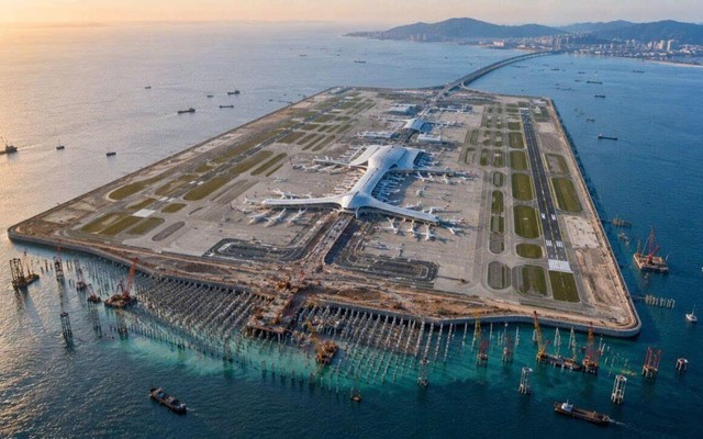 Siêu sân bay trên đảo nhân tạo lớn nhất thế giới rộng 2.000 ha, vượt Nhật Bản, Hong Kong để lập kỷ lục toàn cầu: Tương lai có thể đón tới 80 triệu khách mỗi năm, dự kiến hoàn thành vào 2035