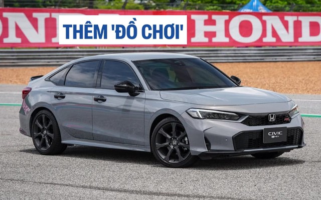 Honda Civic e:HEV bản nâng cấp ra mắt: Thêm 'đồ chơi' thể thao, lược bớt tùy chọn màu, giá tăng nhẹ