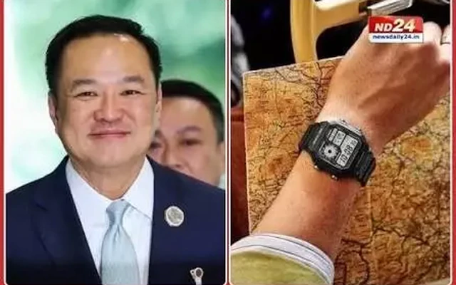 Chiếc đồng hồ 60 USD hé lộ mạng lưới đồng minh thân cận của Thủ tướng Thái Lan