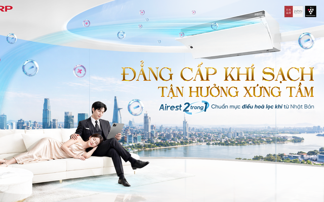 Sharp Airest được vinh danh trong "Bộ sản phẩm nâng tầm sống khỏe tiêu biểu" tại BCA 2026