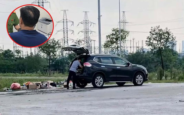 Danh tính người đàn ông đi ô tô vứt rác ra đường ở Nghệ An, công an mời làm việc
