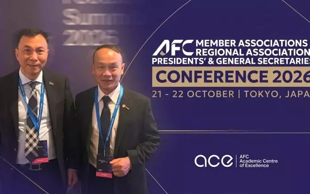 Chủ tịch Trần Quốc Tuấn dự Đại hội bất thường AFC tại Tokyo