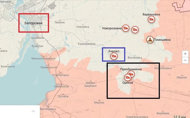 Quân Nga chiếm Omelnyk, Orikhiv bị vây công từ 3 hướng