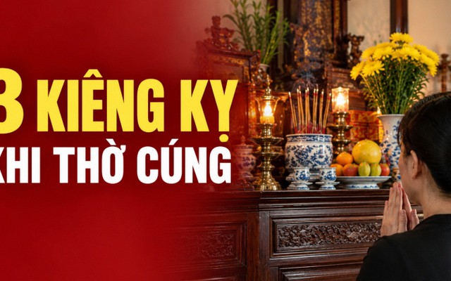 3 kiêng kỵ khi thờ cúng
