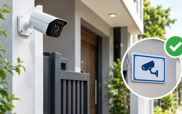 Lắp camera trước cửa nhà riêng không có biển cảnh báo có thể bị phạt đến 20 triệu đồng