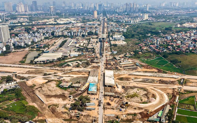 Diện mạo nút giao Vành đai 4 ở cửa ngõ Tây Nam Hà Nội