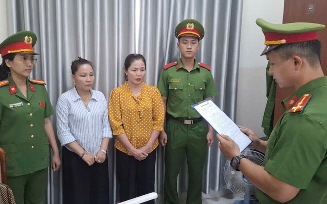 Bắt tạm giam Ngô Thị Vân SN 1971 và Ngô Thị Hồng Vân SN 1979