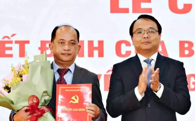 Công bố quyết định của Ban Thường vụ Tỉnh ủy Lâm Đồng về công tác cán bộ