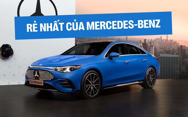Mercedes-Benz CLA 200 chốt giá 1,59 tỷ: Đi gần 550km/sạc, nội thất 3 màn hình, có thể dùng tay cầm Playstation để chơi game