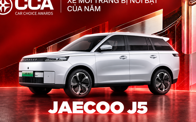 Thắng sát nút, Jaecoo J5 giành giải ‘Xe mới trang bị nổi bật của năm’ tại CCA 2026