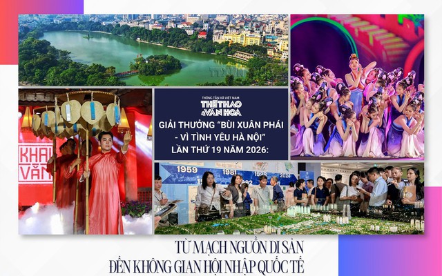 Giải thưởng 'Bùi Xuân Phái - Vì tình yêu Hà Nội 2026: Từ mạch nguồn di sản đến không gian hội nhập quốc tế