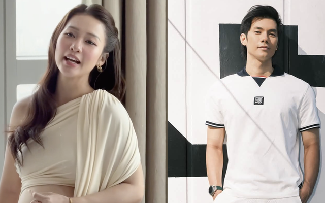 Mẹ bầu Khả Ngân lẻ bóng đi sự kiện, Nhan Phúc Vinh ra nước ngoài để làm một việc