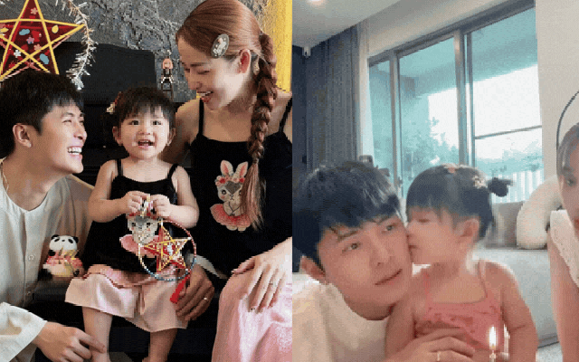 Con gái mừng sinh nhật Gin Tuấn Kiệt, dân tình xót cảnh Puka “bị ra rìa”