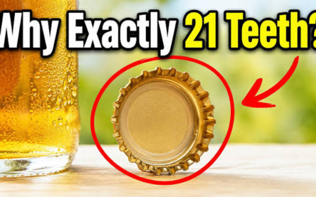 Vì sao nắp chai bia luôn có 21 răng cưa?