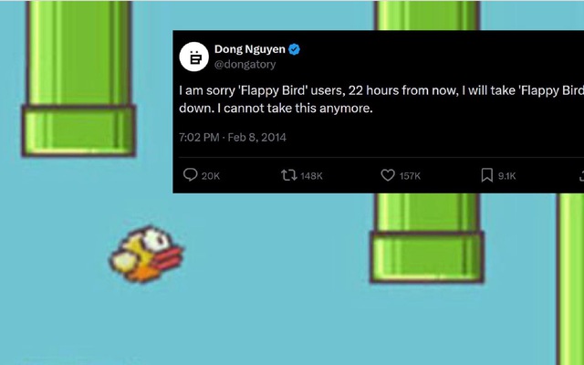 Tròn 12 năm "Flappy Bird" biến mất khỏi App Store: Bí ẩn từ một hiện tượng và quyết định khiến cả thế giới sửng sốt