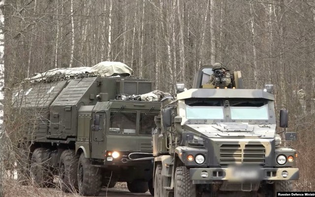 Lộ diện bệ phóng Oreshnik đặt tại sân bay Krychav-6 ở Belarus