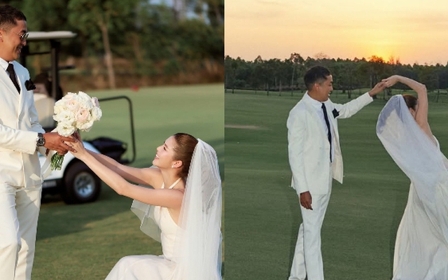 Cặp diễn viên đình đám kết hôn sau 10 năm yêu, khoảnh khắc cô dâu chú rể gây xôn xao