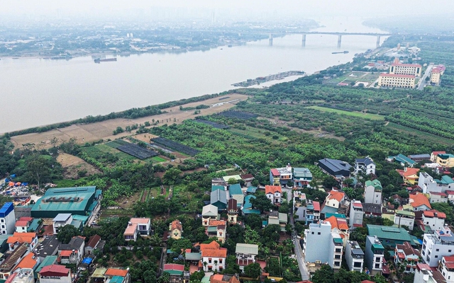 Cận cảnh 2 vị trí dự kiến xây hầm đường bộ qua sông Hồng