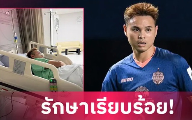 Theerathon Bunmathan đổ máu, bị gãy mũi vì “đại chiến” với đối thủ Trung Quốc