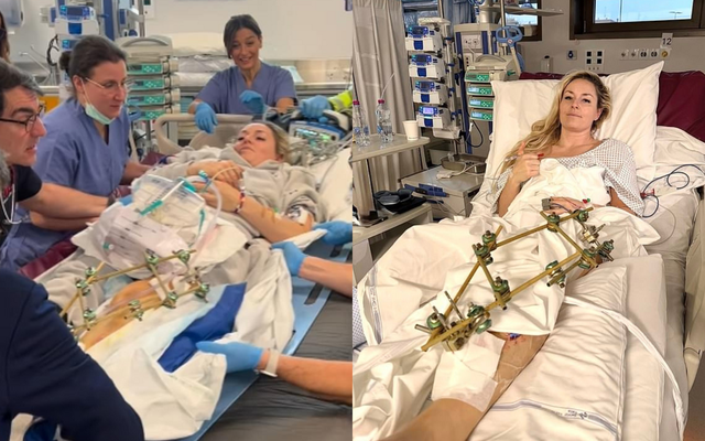 Gặp nạn ở Olympic, huyền thoại trượt tuyết Lindsey Vonn nguy cơ bị cắt cụt chân