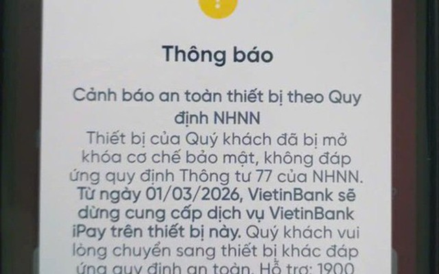 Chưa đầy 2 tuần nữa, BIDV, Vietcombank, VietinBank, Agribank,... ngừng giao dịch rút/chuyển tiền qua ứng dụng đối với những khách hàng sau