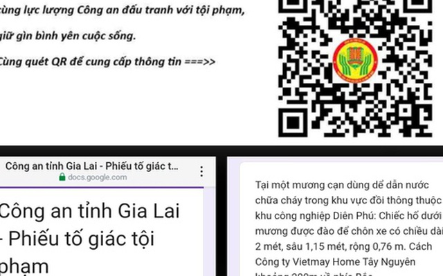 Cách mới để cung cấp thông tin về vụ cướp ngân hàng ở Gia Lai