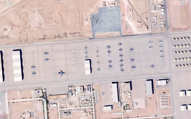 Ảnh vệ tinh hé lộ Mỹ triển khai thêm hàng chục chiến đấu cơ bao quanh Iran